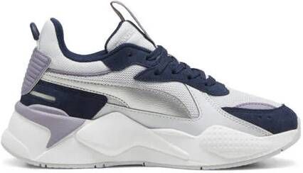 Puma RS-X Metallic sneakers lichtgrijs lila Jongens Meisjes Mesh Meerkleurig 37