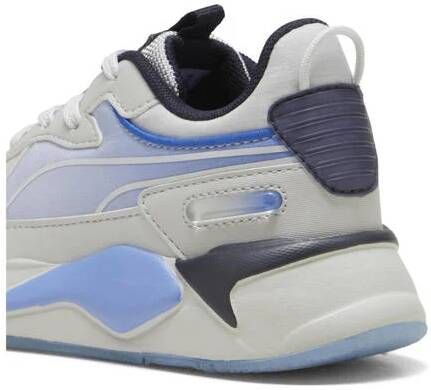 Puma RS-X Playstation sneakers lichtgrijs blauw zwart Jongens Meisjes Mesh 30