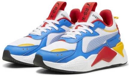 Puma RS-X sneakers wit kobaltblauw rood Jongens Meisjes Mesh 37