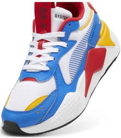 Puma RS-X sneakers wit kobaltblauw rood Jongens Meisjes Mesh 37