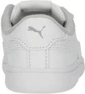 Puma Smash V2 sneakers wit Jongens Meisjes Leer Meerkleurig 26