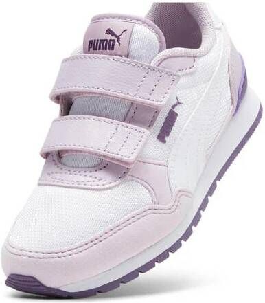 Puma ST Runner V3 V sneakers wit lila paars Jongens Meisjes Mesh 28