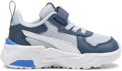 Puma Trinity Lite sneakers lichtblauw wit grijs kobalt Jongens Meisjes Mesh 26