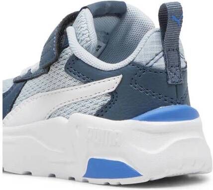 Puma Trinity Lite sneakers lichtblauw wit grijs kobalt Jongens Meisjes Mesh 26