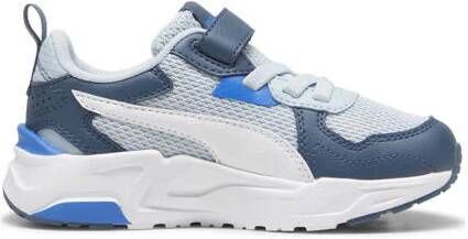 Puma Trinity Lite sneakers lichtblauw wit grijs kobalt Jongens Meisjes Mesh 31