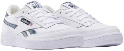 Reebok Classics Club C Revenge sneakers wit donkerblauw Jongens Meisjes Leer 36 5