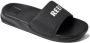 Reef Kids one slide badslippers zwart Rubber Logo 32 - Thumbnail 3