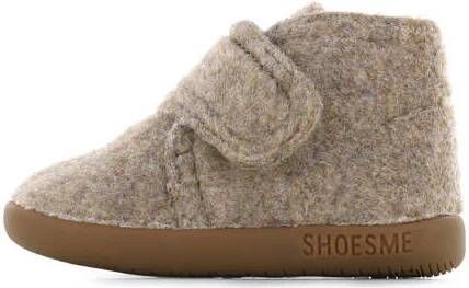 Shoesme baby schoenen taupe Bruin Jongens Meisjes Textiel Effen 24