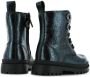 Shoesme leren veterboots donkergroen Meisjes Leer Effen 23 - Thumbnail 11