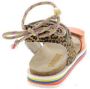 Shoesme leren sandalen bruin oranje Meisjes Leer Dierenprint 26 - Thumbnail 9