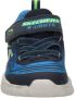 Skechers Bozler sneakers met lichtjes blauw Jongens Imitatieleer Logo 22 - Thumbnail 3