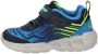 Skechers Bozler sneakers met lichtjes blauw Jongens Imitatieleer Logo 22 - Thumbnail 4