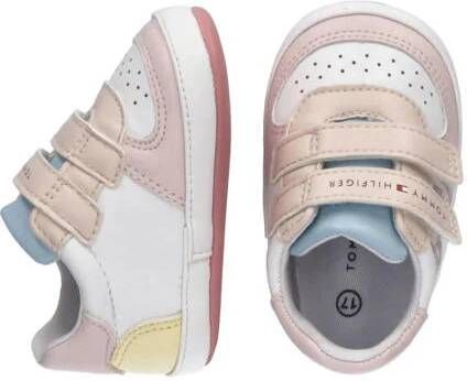 Tommy Hilfiger baby sneakers roze Meisjes Imitatieleer Meerkleurig 17