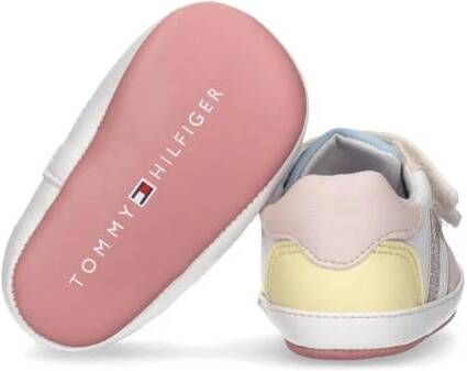 Tommy Hilfiger baby sneakers roze Meisjes Imitatieleer Meerkleurig 17