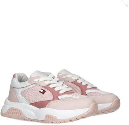 Tommy Hilfiger chunky sneakers roze Meisjes Imitatieleer Meerkleurig 30