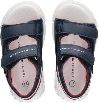 Tommy Hilfiger sandalen donkerblauw Jongens Imitatieleer Logo 24