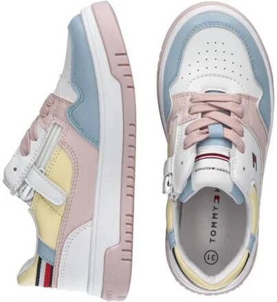 Tommy Hilfiger sneakers pastel multi Roze Meisjes Imitatieleer Meerkleurig 31