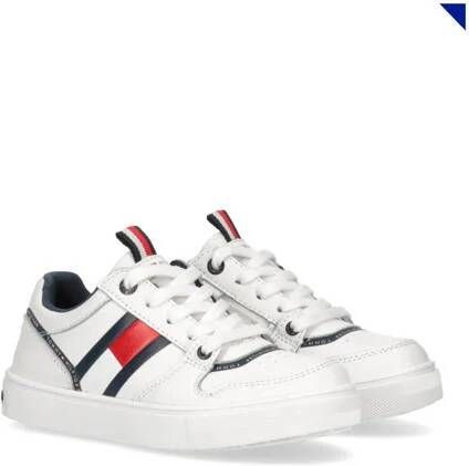 Tommy Hilfiger sneakers wit Jongens Imitatieleer Meerkleurig 34