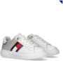 Tommy Hilfiger sneakers wit zilver Meisjes Imitatieleer Meerkleurig 30 - Thumbnail 4