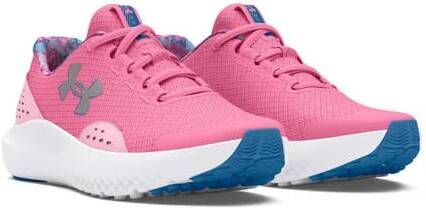 Under Armour GGS Surge 4 fitness schoenen Surge 4 roze Oranje Jongens Meisjes Mesh 37.5