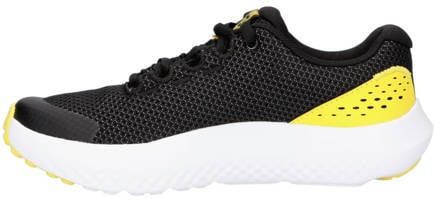 Under Armour GGS Surge fitness schoenen zwart geel wit Grijs Jongens Meisjes Mesh 35.5