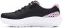 Under Armour Surge 4 AC sneakers zwart lila geel Meisjes Mesh Logo 31.5 - Thumbnail 2