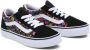 Vans Old Skool Zwart Jongens Canvas Bloemen 31 Sneakers - Thumbnail 2