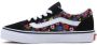 Vans Old Skool Zwart Jongens Canvas Bloemen 31 Sneakers - Thumbnail 3