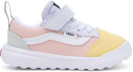 Vans UltraRange 66 V sneakers wit roze geel Jongens Meisjes Leer Meerkleurig 22