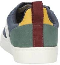 Veja SMALL V-10 leren sneakers donkerblauw multi Jongens Leer Meerkleurig 33