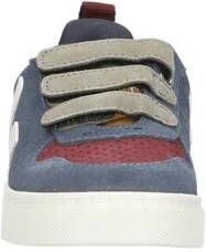 Veja SMALL V-10 leren sneakers donkerblauw multi Jongens Leer Meerkleurig 33