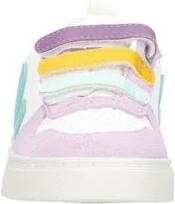 Veja Small V-10 leren sneakers lila multi Meisjes Leer Meerkleurig 29