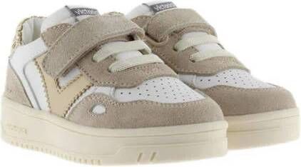 Victoria sneakers beige wit Meisjes Imitatieleer Meerkleurig 32