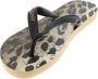 Vingino Sally teenslippers met panterprint zwart - Thumbnail 6