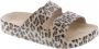 Freedom Moses slippers met panterprint beige Meisjes Kunststof Panterprint 30 31 - Thumbnail 6