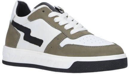 Gattino leren sneakers groen wit Jongens Suede Meerkleurig 31 - Foto 2