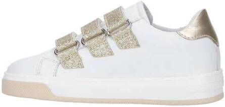 Gattino leren sneakers wit goud glitters Meisjes Leer Meerkleurig 27