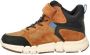 Geox J Flex sneakers cognac zwart Bruin Jongens Imitatieleer Meerkleurig 29 - Thumbnail 3