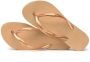 Havaianas Slim Flatform teenslippers goud Dames Rubber Effen 39-40 - Thumbnail 2