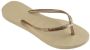 Havaianas Slim Glitter II teenslippers met glitters beige Meisjes Rubber 29 30 - Thumbnail 6