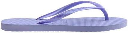 Havaianas Slim teenslippers lila Paars Dames Rubber Effen 27 28