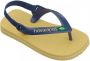 Havaianas Baby Brasil Logo II Unisex Slippers Gold Yellow - Thumbnail 5