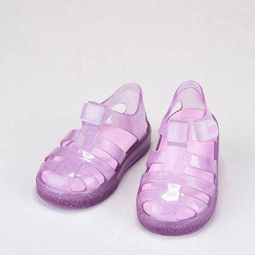 Igor glitter waterschoenen paars Meisjes Rubber 23