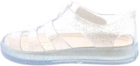 Igor glitter waterschoenen transparant Wit Meisjes Rubber 24