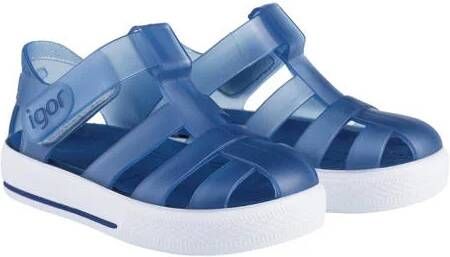 Igor Star waterschoenen Blauw kids Meisjes Rubber Effen 24