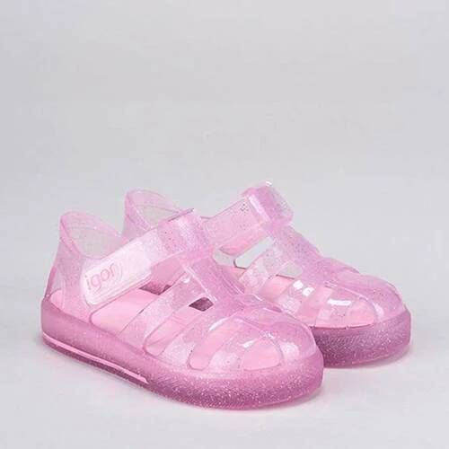 Igor waterschoenen met glitters roze Meisjes Rubber 25