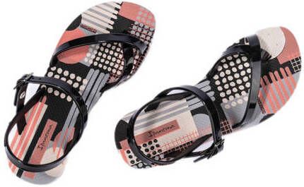 Ipanema Fashion Sandal sandalen zwart roze Meisjes Rubber Meerkleurig 25 26