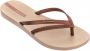 Ipanema Koperen Gevlochten Slippers Beige Dames - Thumbnail 5