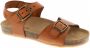 Kipling leren sandalen cognac Bruin Leer Effen 25 - Thumbnail 8