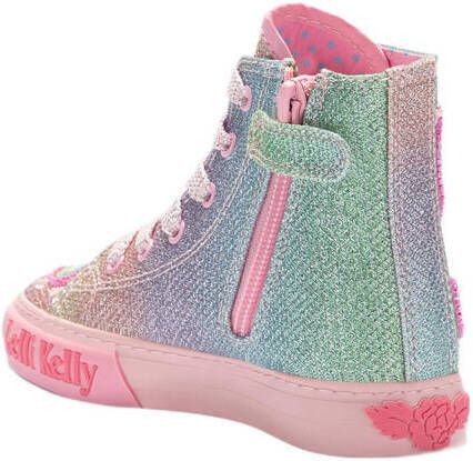 Lelli Kelly Unicorn Rainbow sneakers blauw roze Meisjes Textiel Personage 24